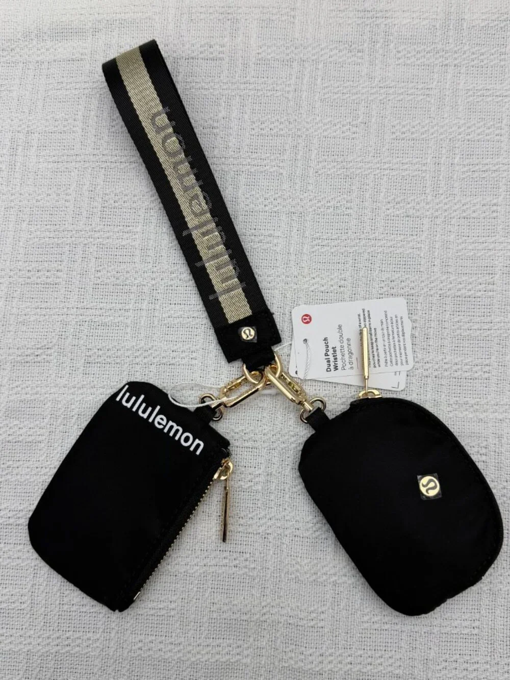 lululemon black and gold bag All Night Festival Micro (Black/Gold): Handbags It Has Plenty Of Pockets And A Hidden Phone Slot In The Middle Lululemon City Adventurer Backpack 20L